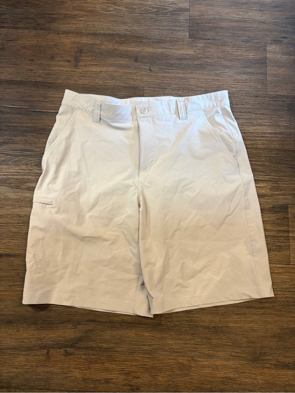 Columbia PFG Activewear Causal Lightweight Outdoor Light Gray Shorts Size 36x10